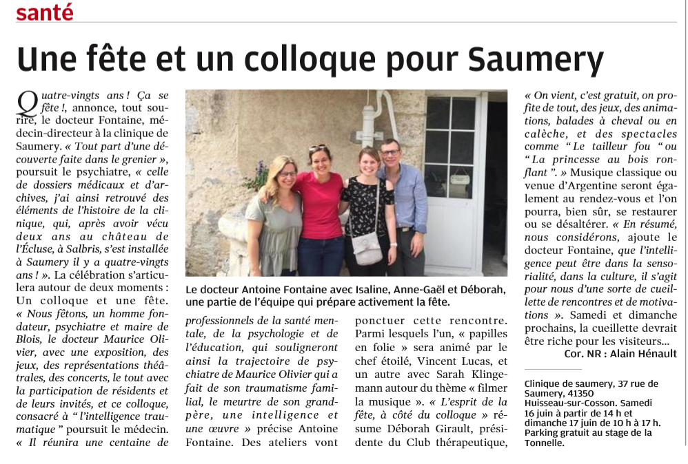 Anniversaire saumery jeu 14 juin